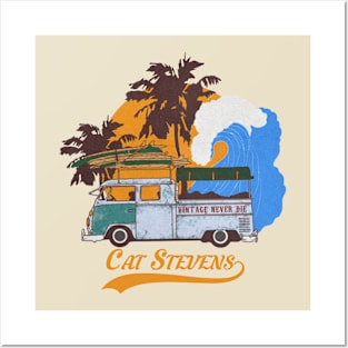 Vintage never die - cat stevens Posters and Art